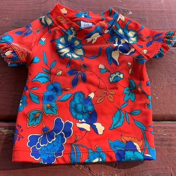 Janie and Jack Other - Janie and Jack Floral Rashguard 6-12 Months